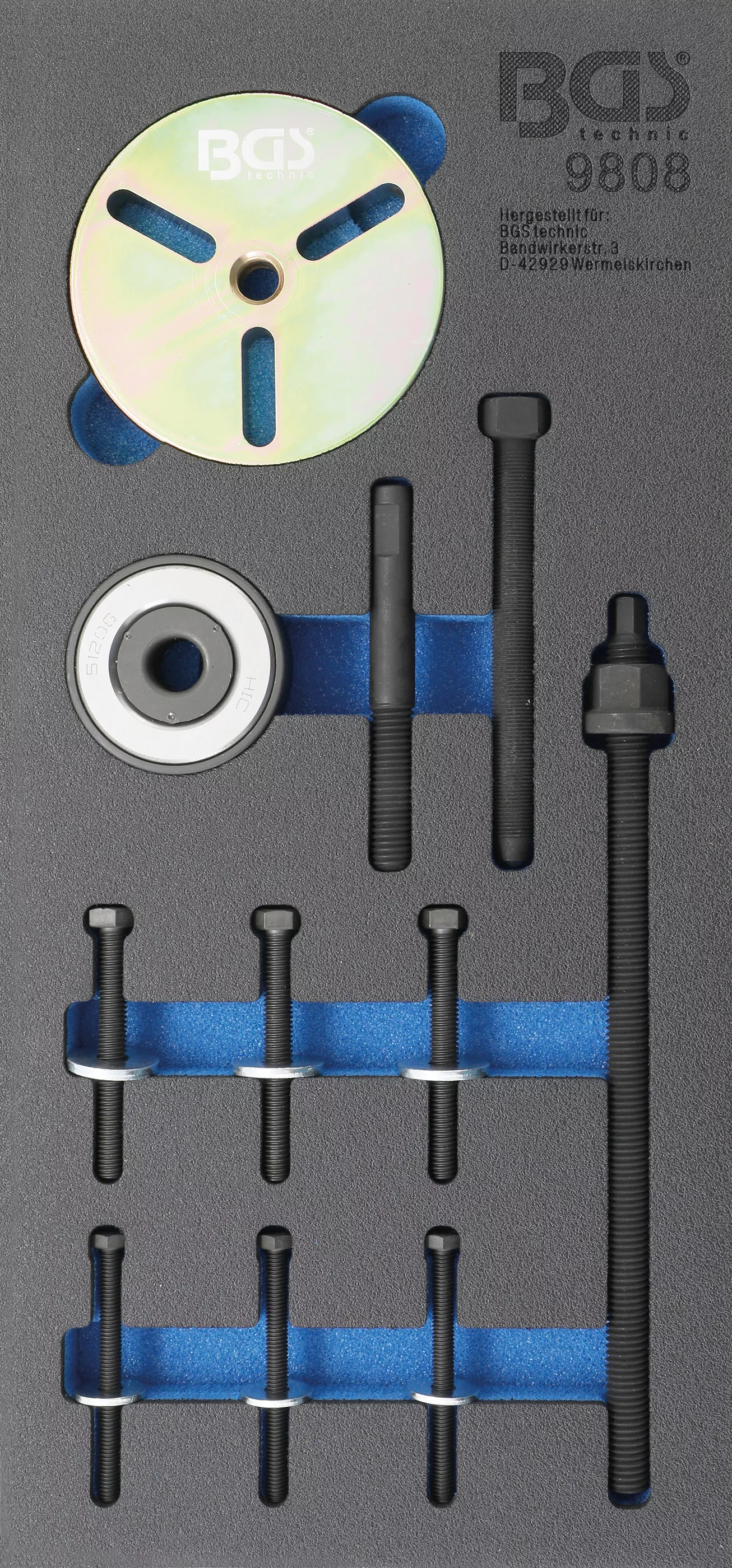Suport organizator pentru carucior 1/3: Set dispozitive roata curea pentru arbore cotit | pentru motoare MINI Cooper W11 [1]