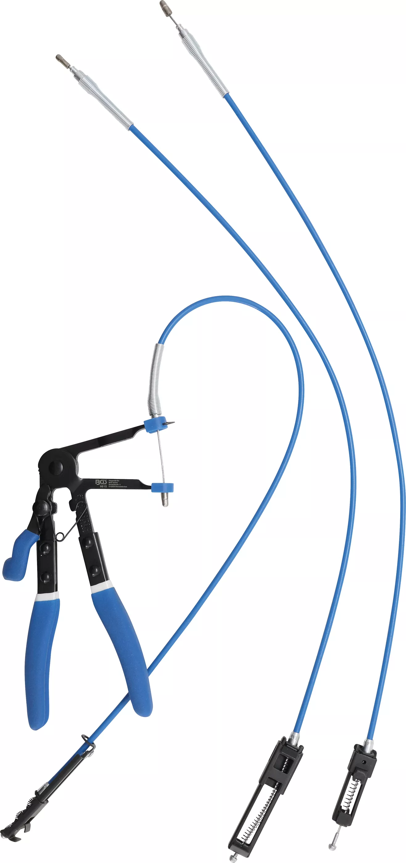 Unelte de mână - Cleste coliere de furtun | cu cabluri Bowden interschimbabile | 635 - 670 mm