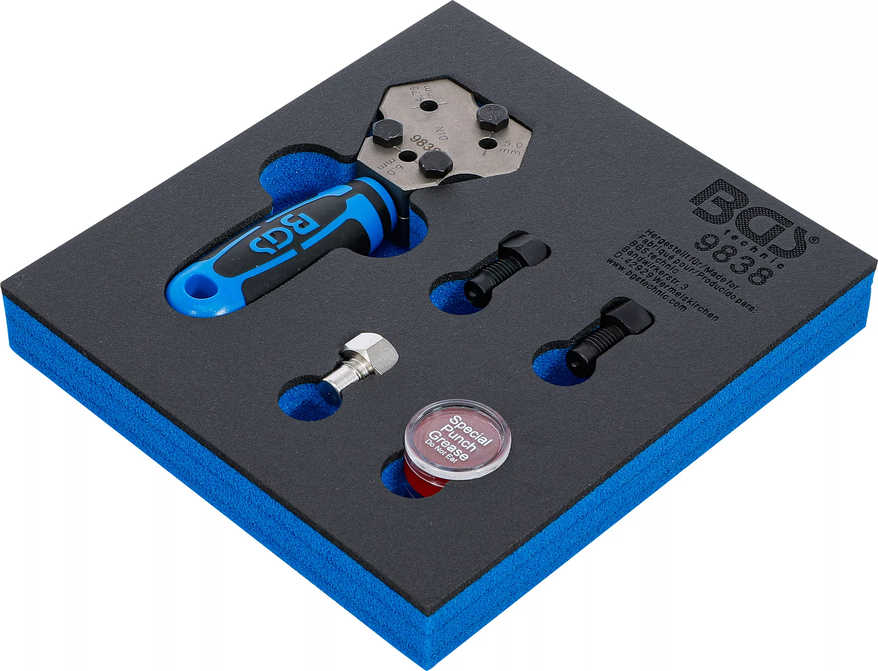 Suport organizator pentru carucior 1/6: Aparat bordurare | DIN | 4,75 / 5 / 6 mm [2]