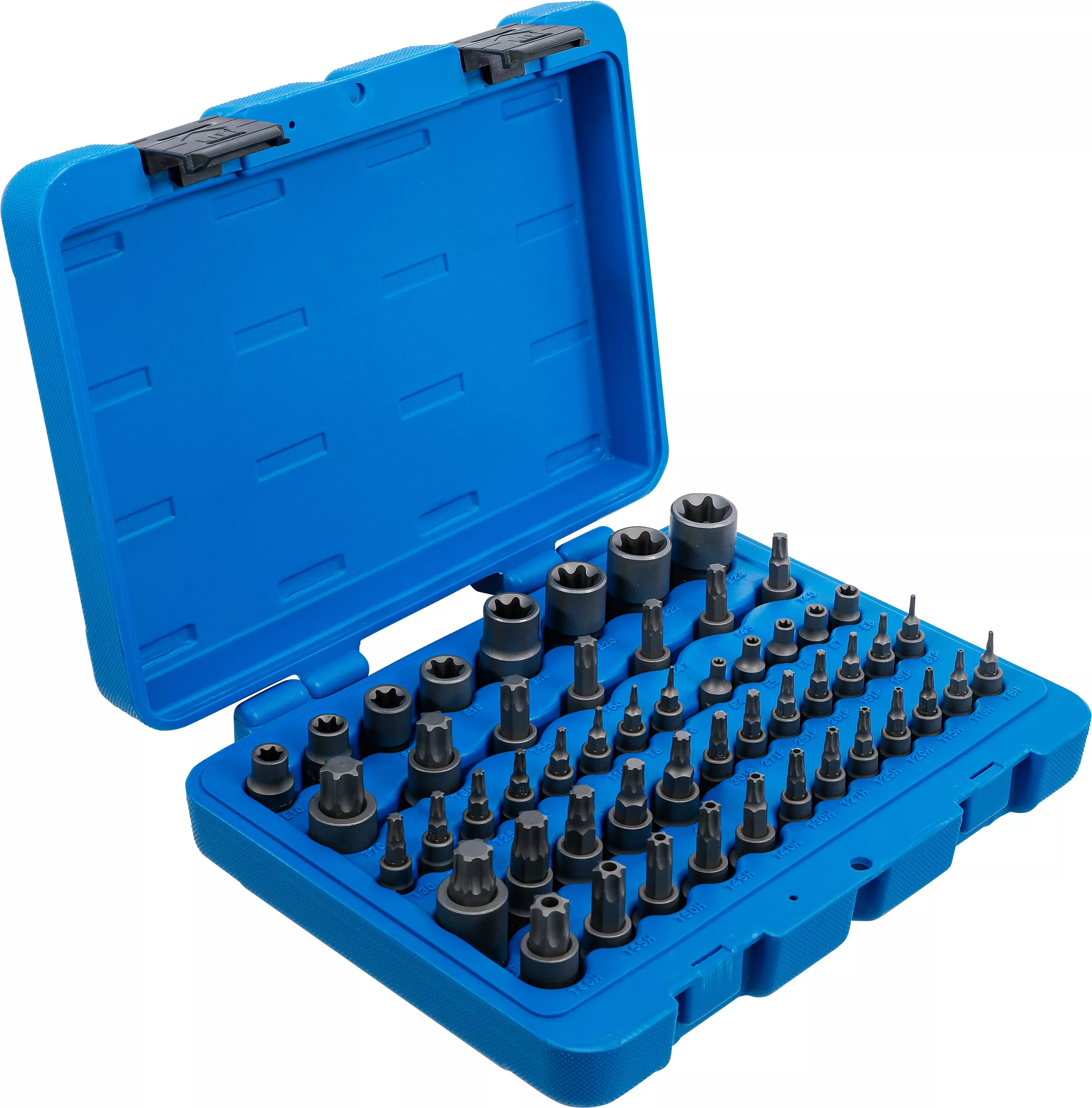 Set biti si set capete chei tubulare | Profil E / Profil T (pentru Torx) / Profil T (pentru Torx) cu gaura / Profil TP (pentru Torx Plus) | 52 piese [2]
