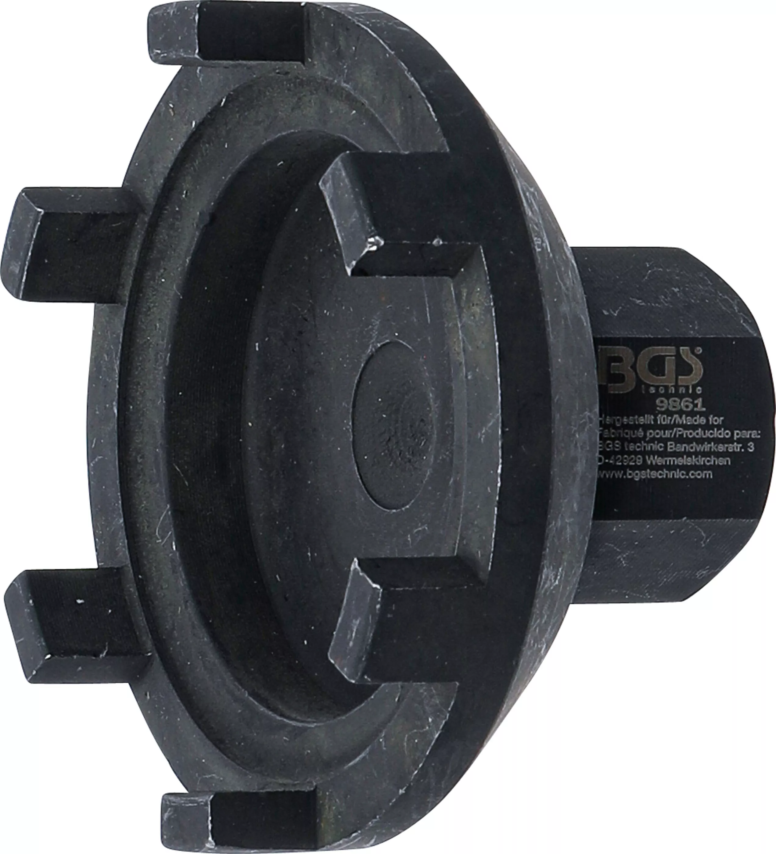 Cap cheie piulite canelate pentru diferential | Fus amplasat exterior | 72 mm | pentru Mercedes-Benz Citaro, EvoBus [1]