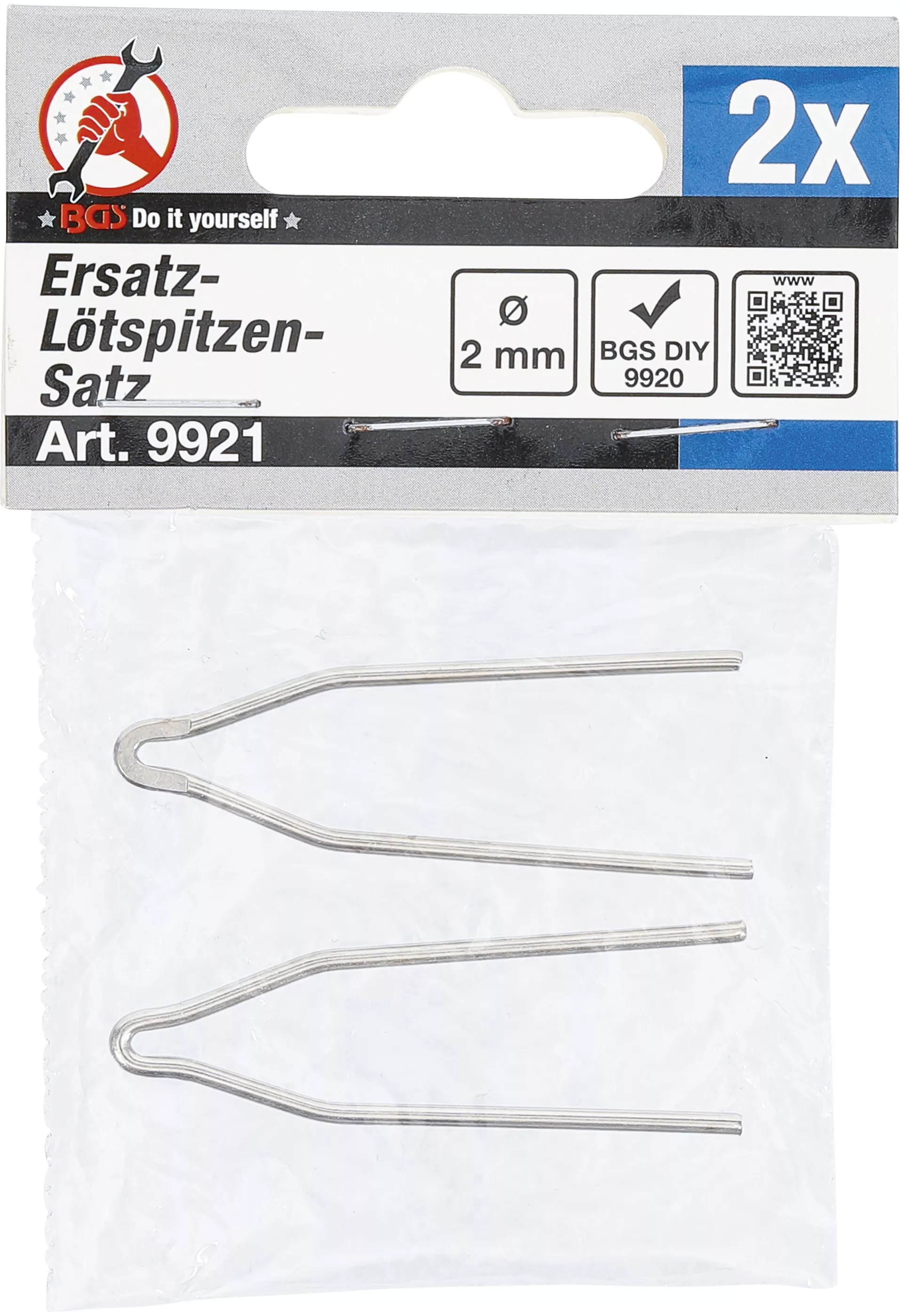 Set varfuri de lipit de schimb | o 2 mm | pentru BGS 9920 | 2 piese [2]