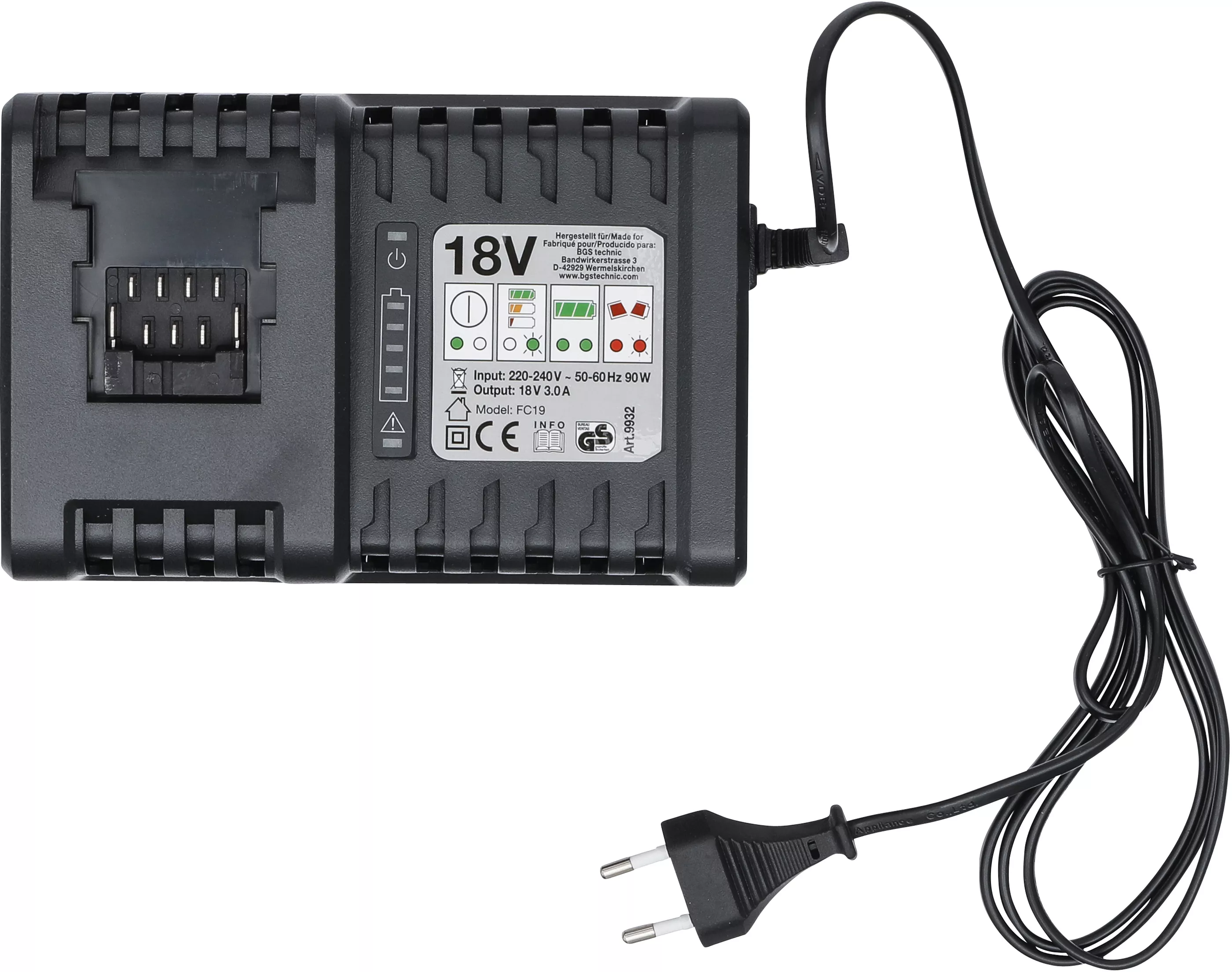 incarcator rapid | pentru surubelnita cu impact cu acumulator BGS 9928 [3]