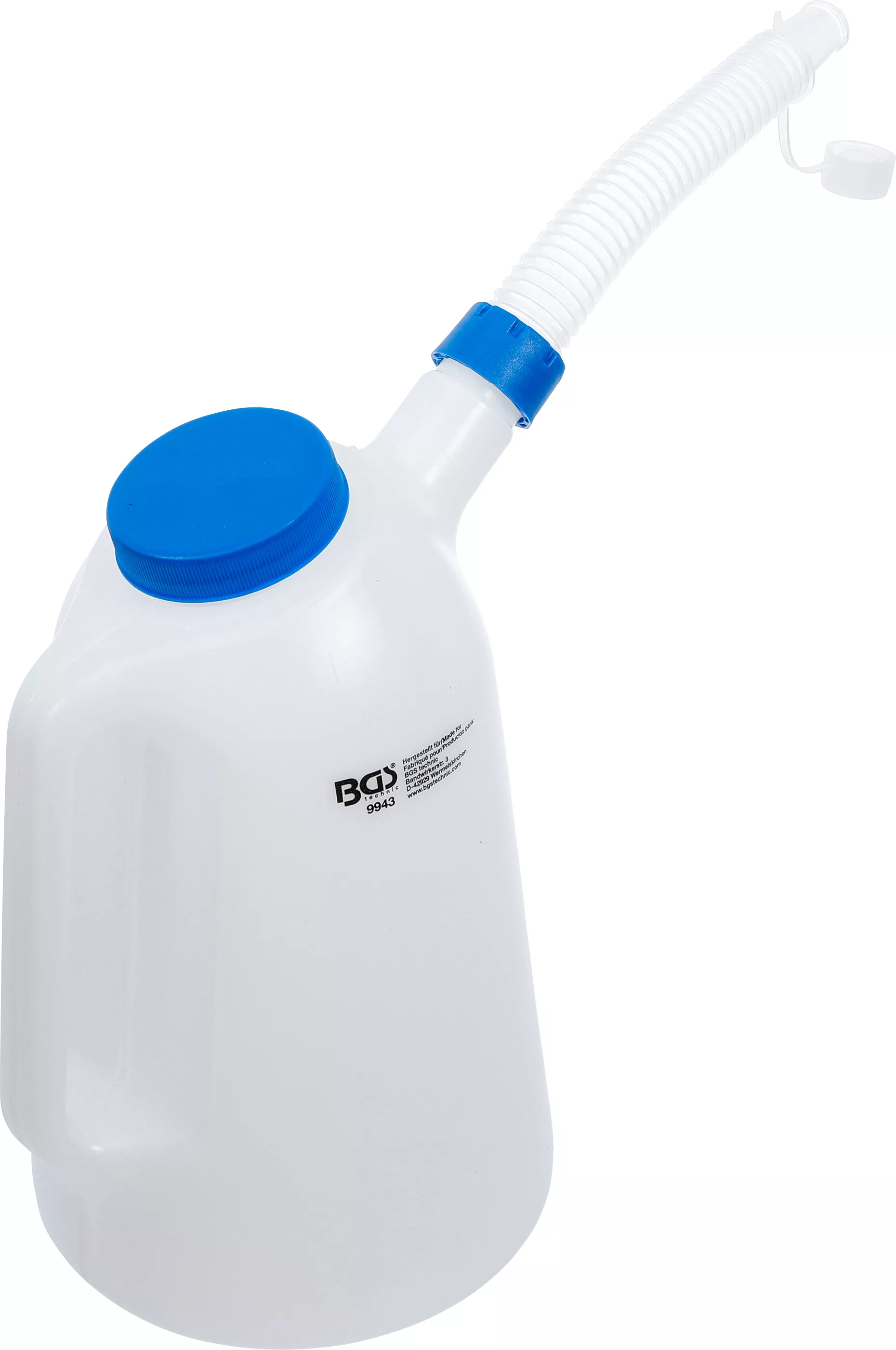 Vas de umplere cu racord flexibil de golire si capac | 3 l [2]