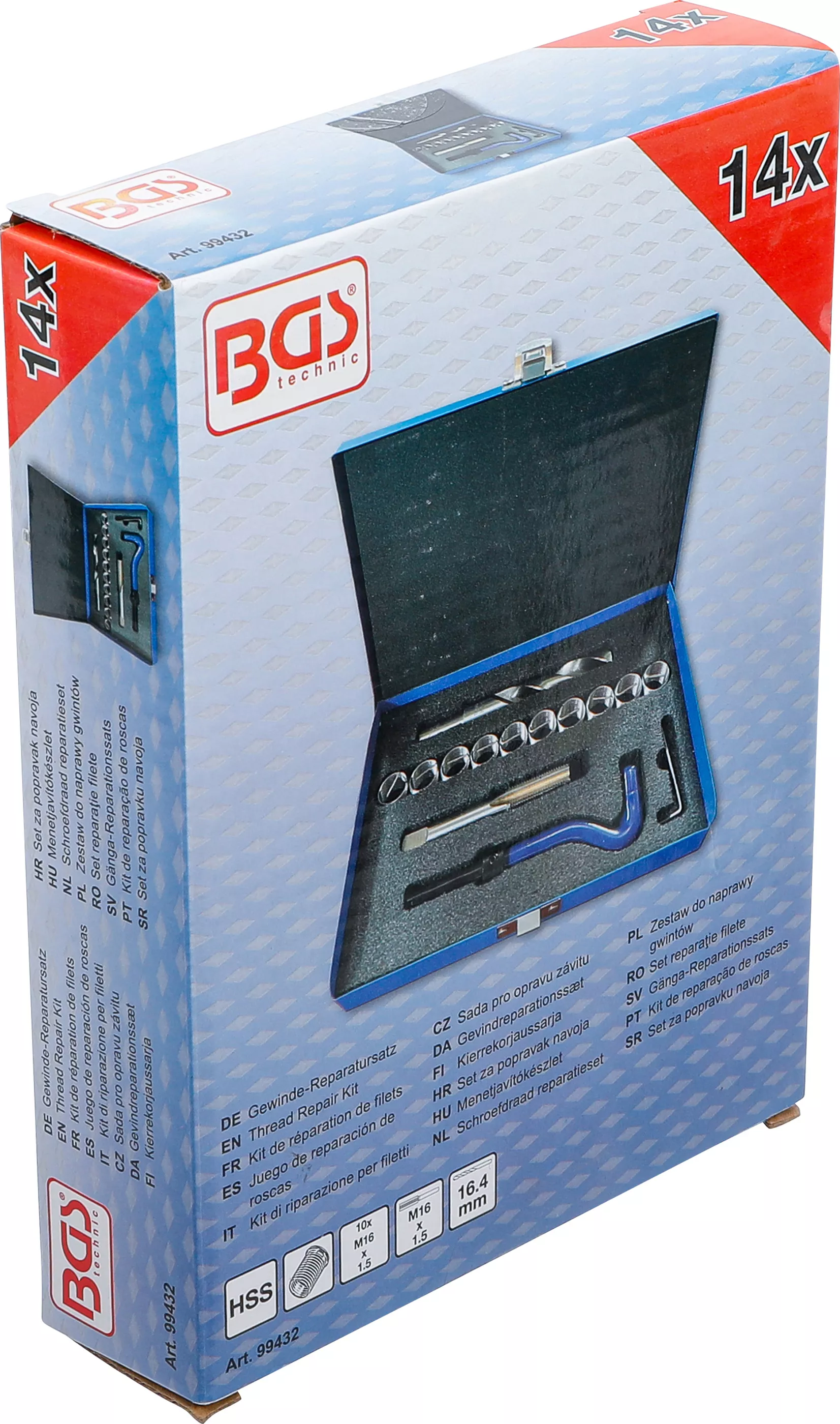 Set reparatie filete | M16 x 1,5 | 14 piese [6]