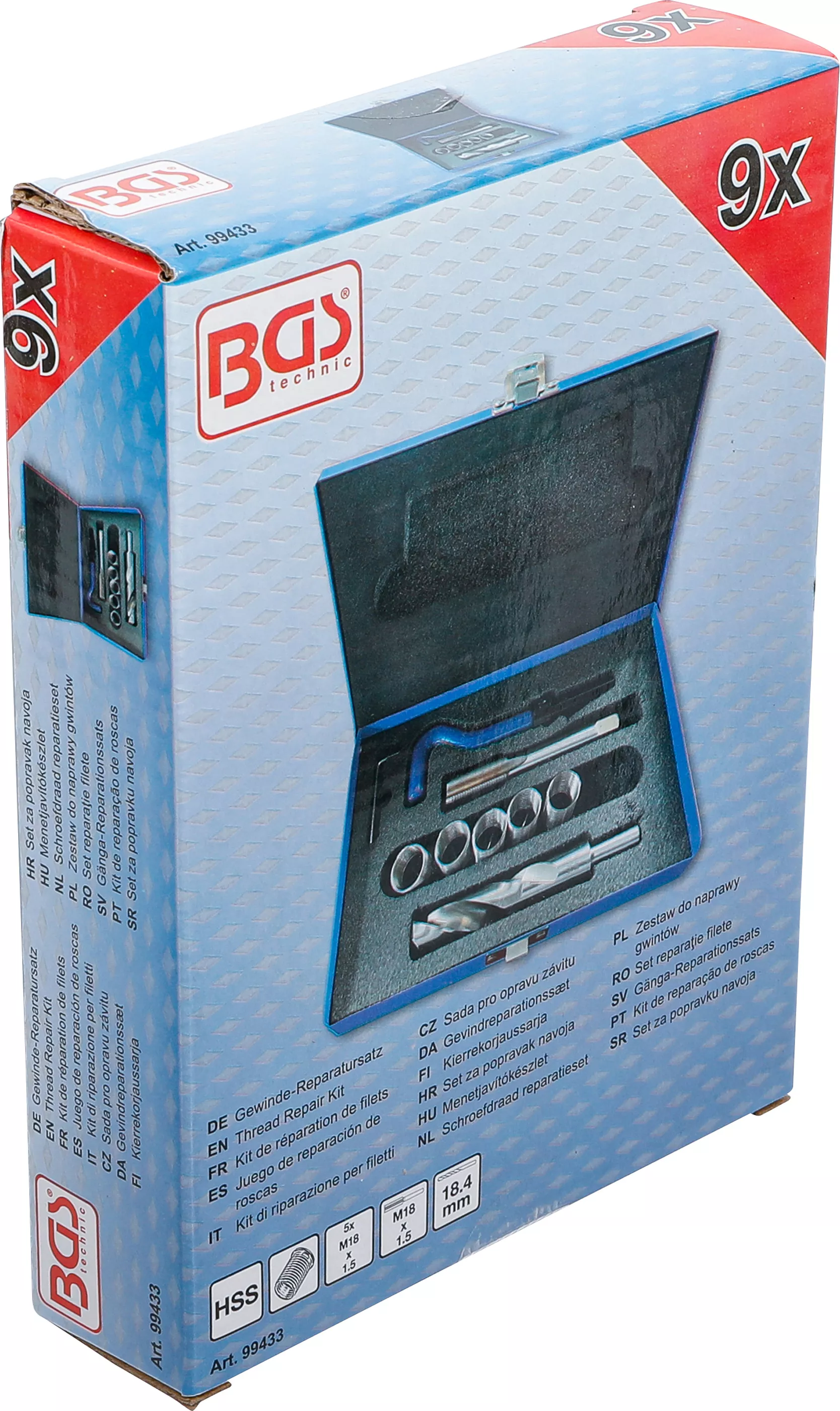 Set reparatie filete | M18 x 1,5 | 9 piese [6]