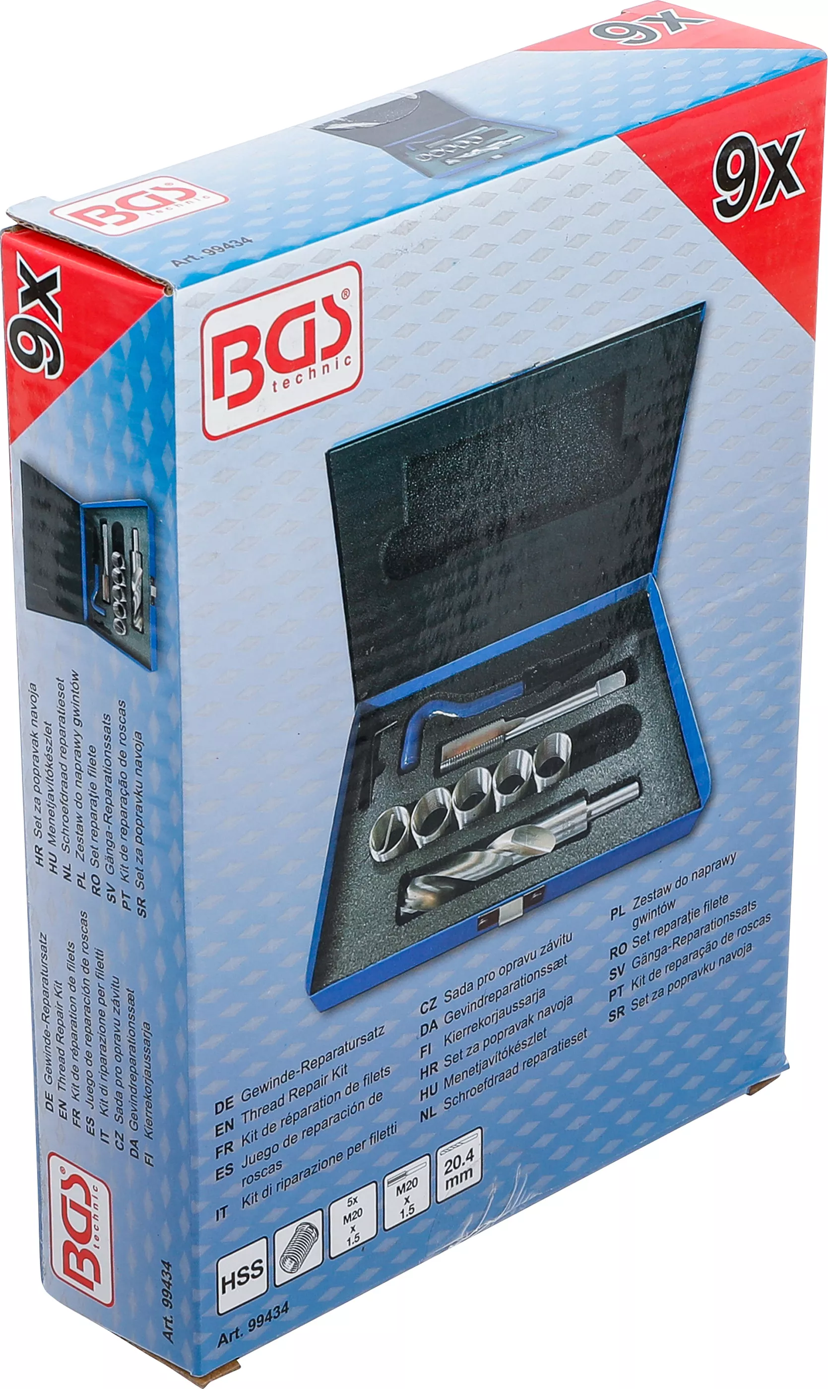 Set reparatie filete | M20 x 1,5 | 9 piese [6]
