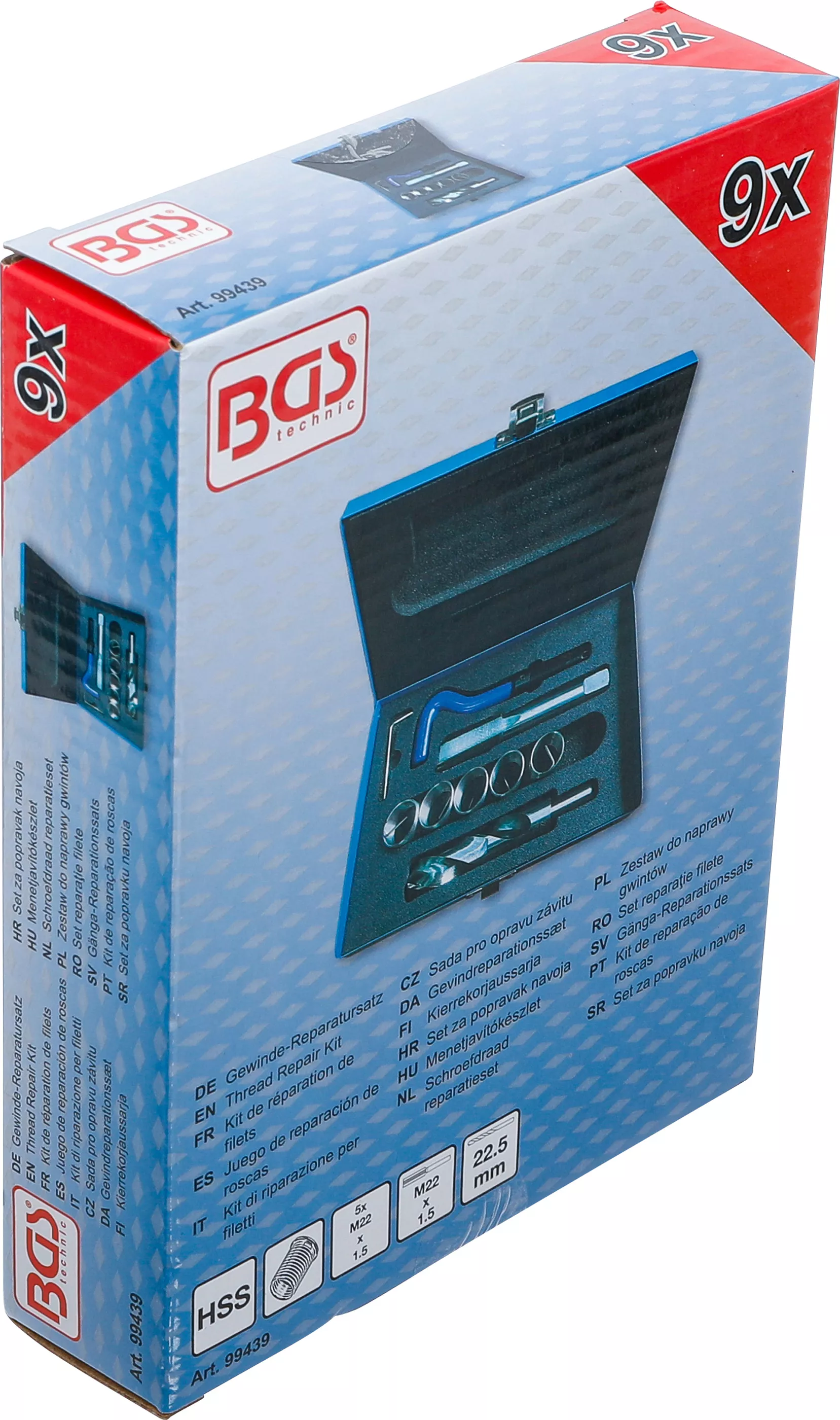 Set reparatie filete | M22 x 1,5 | 9 piese [6]