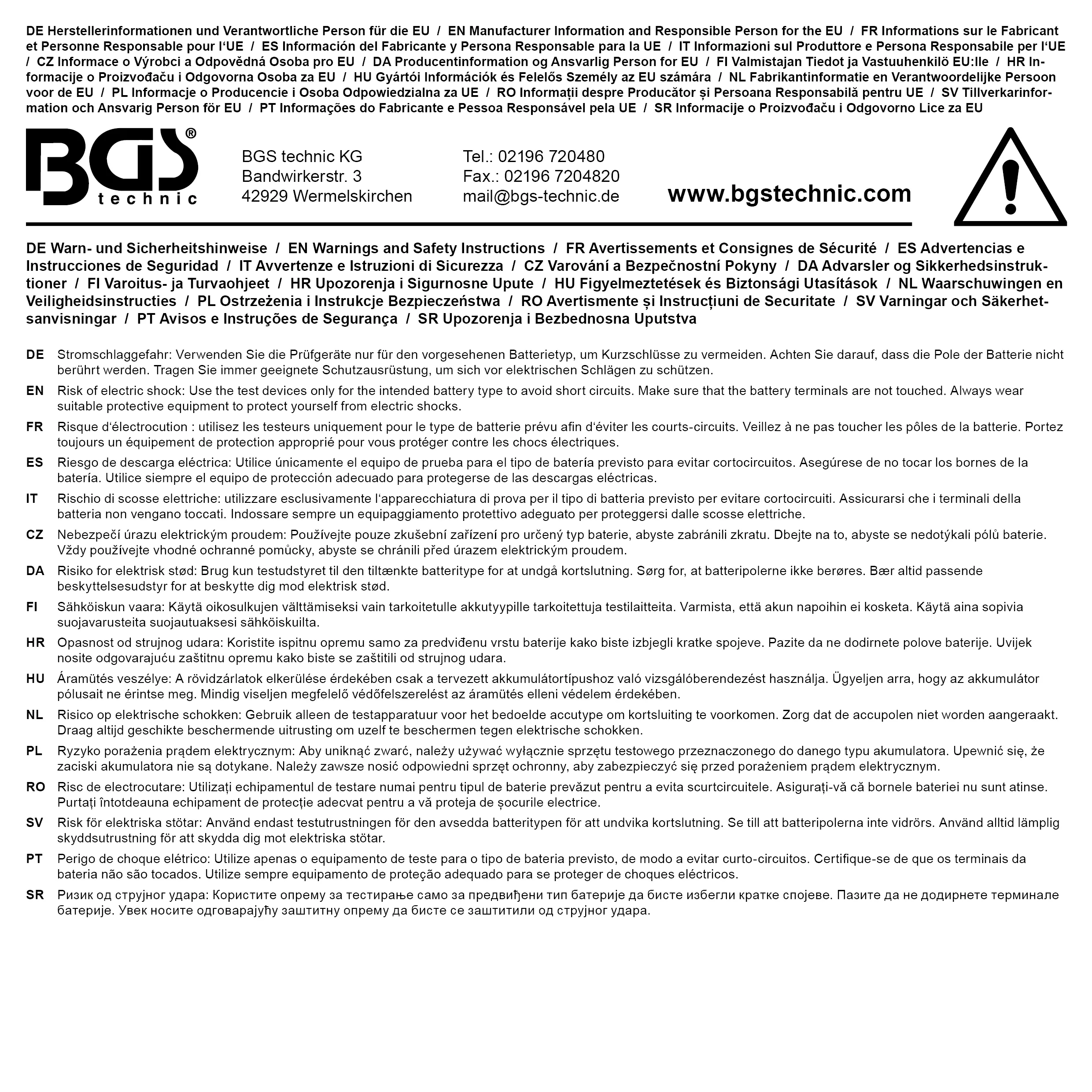 Încărcător - Redresor Digital de Baterii 6/12 V, 4 A – BGS Technic [7]