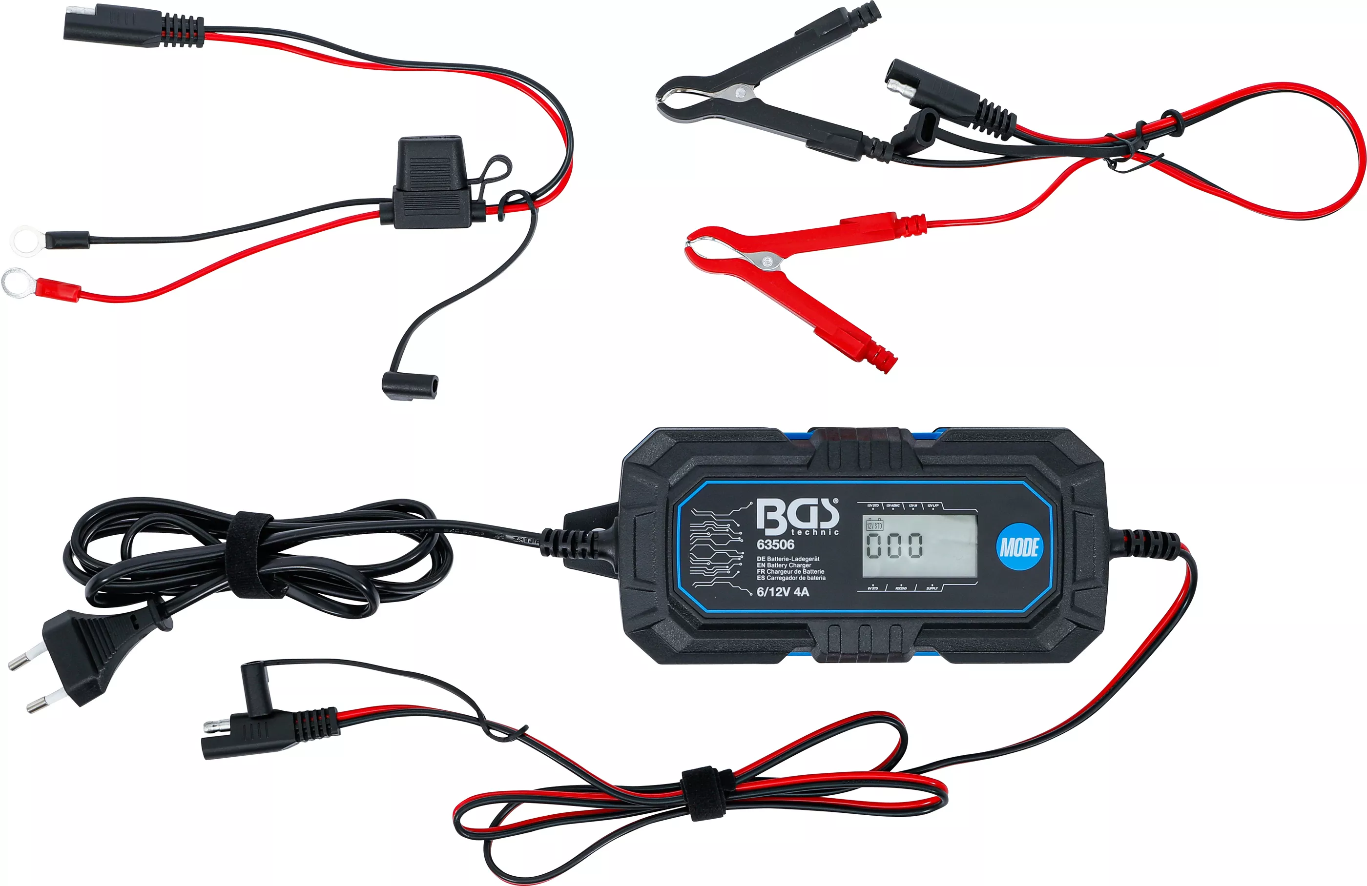 Încărcător - Redresor Digital de Baterii 6/12 V, 4 A – BGS Technic [5]