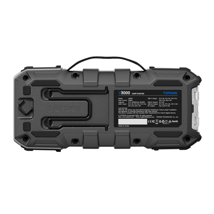 TOPDON V3000 – Jump Starter Profesional 12V, 3000A [5]