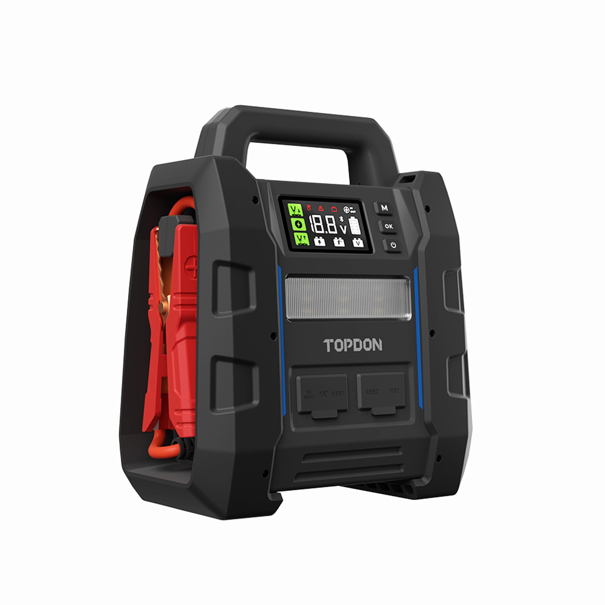 TOPDON V4500 Plus – Jump Starter profesional 12V, 4500A cu Powerbank și lanternă LED [2]