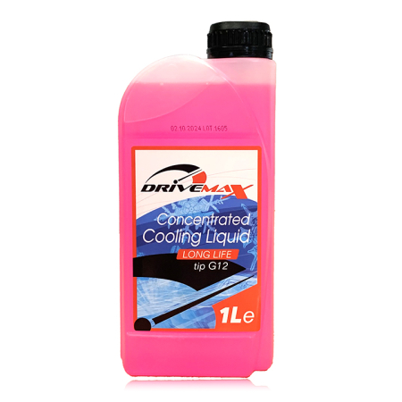 Accesorii - Antigel Auto DRIVEMAX G12 Concentrat 1:1, 1L – Protecție Termică până la -30°C