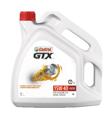 Auto-Moto - Castrol GTX 15W-40 A3/B3 4L