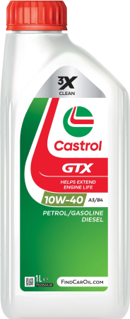 Piese auto - Castrol GTX ULTRACLEAN 10W-40 A/B 1L - 4L – Ulei motor semi sintetic, A3/B4, API SP, VW 501.01/505.00