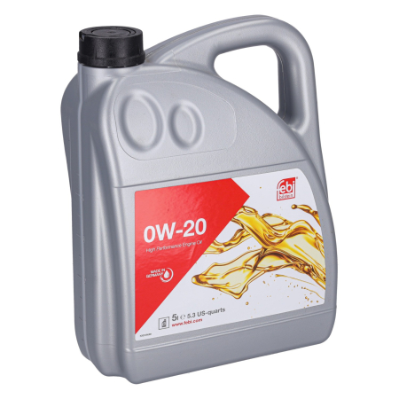 Auto-Moto - FEBI BILSTEIN 0W-20 5L – Ulei Motor Sintetic OEM pentru BMW, Mercedes, Ford, Volvo