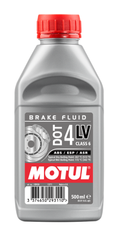 Intretinere Auto - Lichid de frână MOTUL DOT 4 LV – 0,5L, vâscozitate scăzută, pentru ABS/ESP
