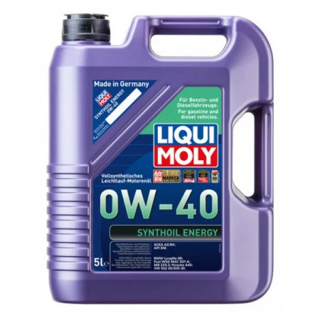 Auto-Moto - Liqui Moly 0W-40 Synthoil Energy 5L
