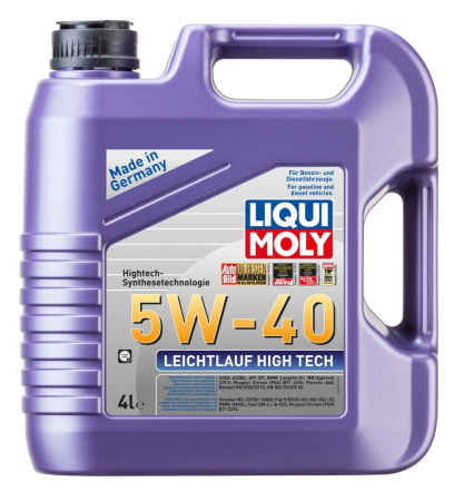 Piese auto - LIQUI MOLY Leichtlauf High Tech 5W-40 4L – Ulei motor sintetic de înaltă performanță