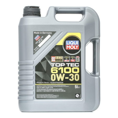 Auto-Moto - LIQUI MOLY Top Tec 6100 0W-30 5L – Ulei Motor Sintetic BMW LL-12 FE (Fuel Economy)