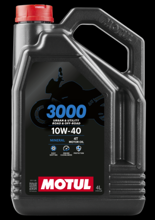 Uleiuri și Întreținere Moto - MOTUL 3000 10W40 4T 4L
