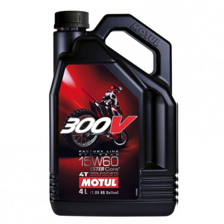 Uleiuri și Întreținere Moto - MOTUL 300V 15W60 4L Off Road Ester Core® – Protecție Extremă (4L)
