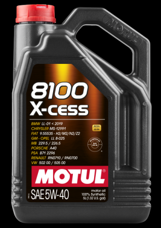5W40 - MOTUL 8100 X-CESS 5W40