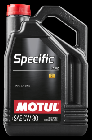 Auto-Moto - MOTUL SPECIFIC 2312 0W30 5L Acea C2, PSA B71 2312