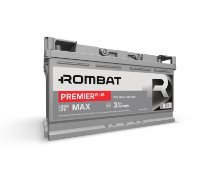 Baterii Auto - ROMBAT Premier PL 100Ah, 900A, 12V, Calciu-Calciu