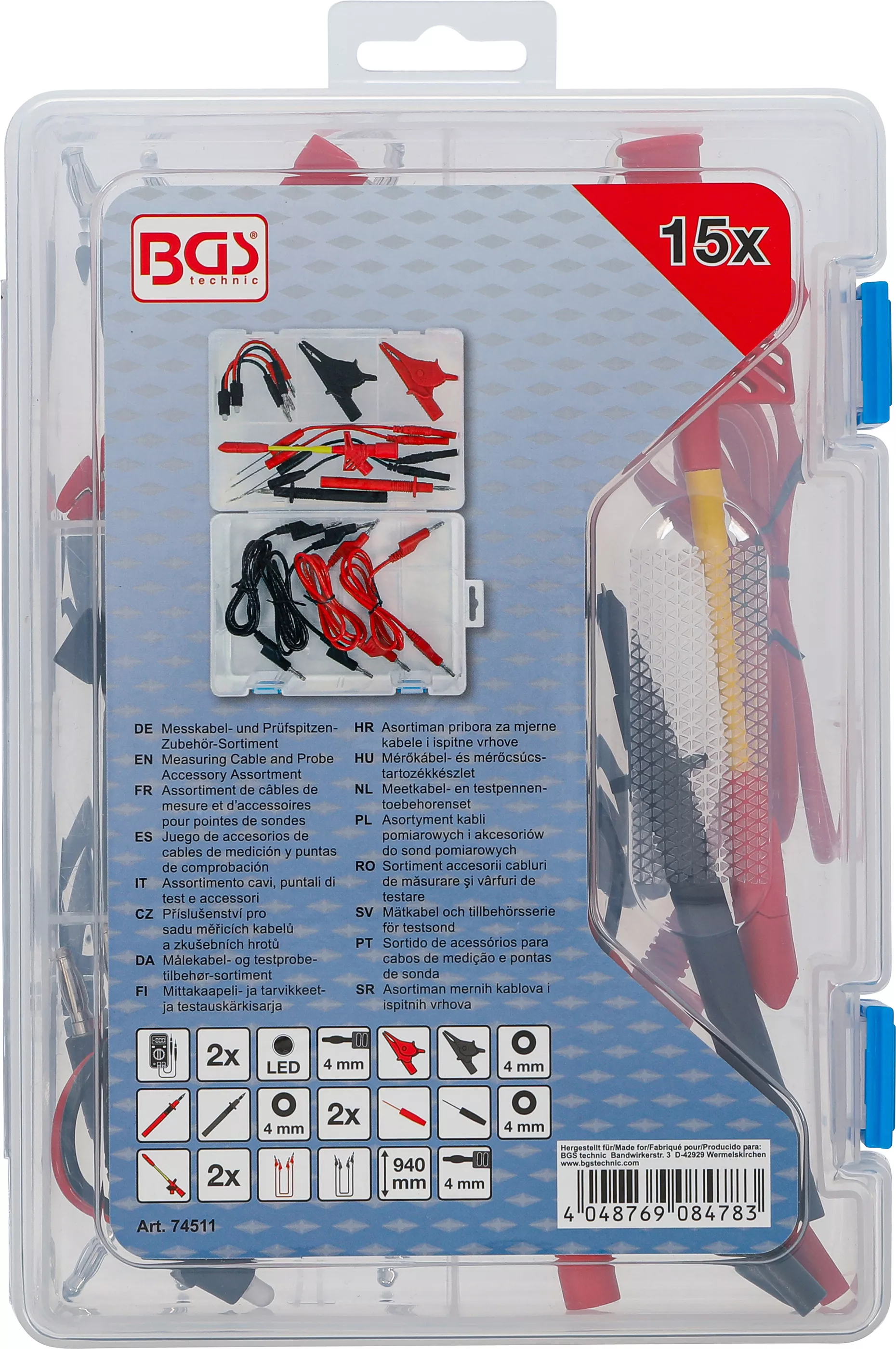 Set de Accesorii pentru Multimetru | 15 piese | Compatibil Multimetru 4 mm [4]