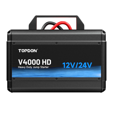 Topdon V4000HD – Jump Starter Heavy Duty 12V/24V pentru Camioane, TIR și Autoturisme [0]