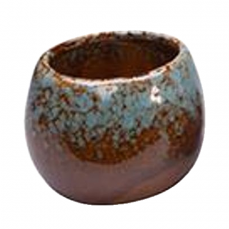 Ghivece - Ghiveci decorativ ceramic Vintage Brown/Blue