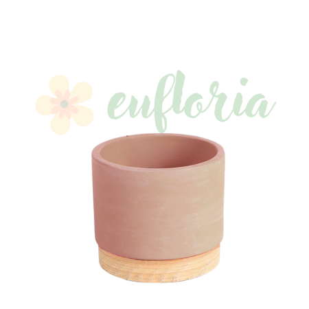 Ghivece - Ghiveci ceramic decorativ Liquorice Woodbase D7cm