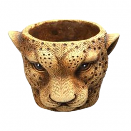 Ghivece - Ghiveci decorativ ceramic Animal Snow Leopard D6