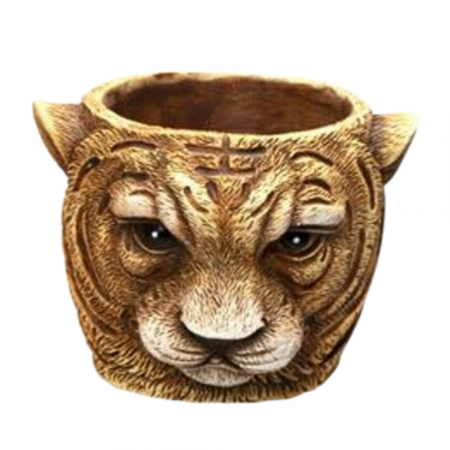 Ghivece - Ghiveci decorativ ceramic Animal Wild Cat