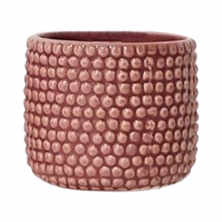 Accesorii - Ghiveci decorativ ceramic fagure cărămiziu D6