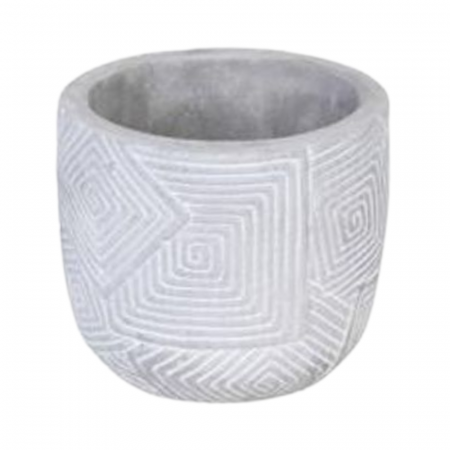 Ghivece - Ghiveci decorativ ciment pătrate D6