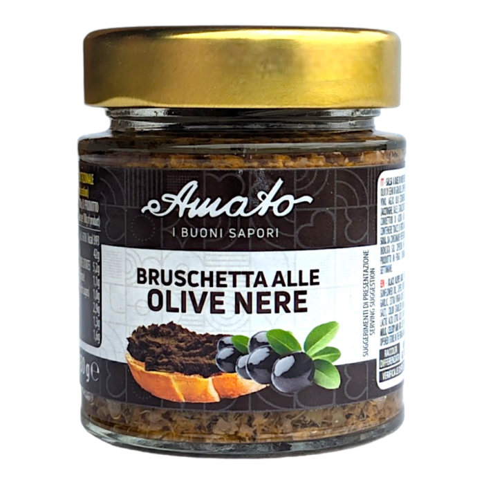 Amato Bruschetta alle Olive Nere 156g [1]