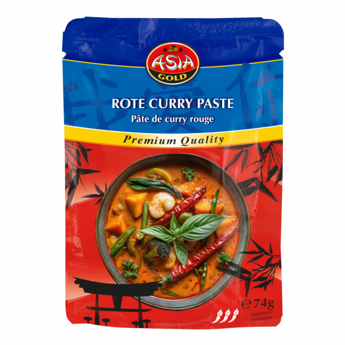 Asia Gold Pasta de Curry Rosu 74g [1]