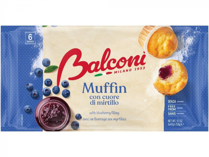 Balconi Muffin Mirtilli 258g [1]