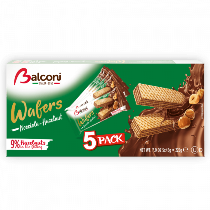 Balconi Wafer Nocciola 5x45g [1]