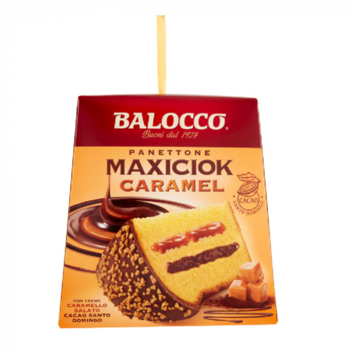 Balocco Panettone MaxiCiok Caramel 800g [1]
