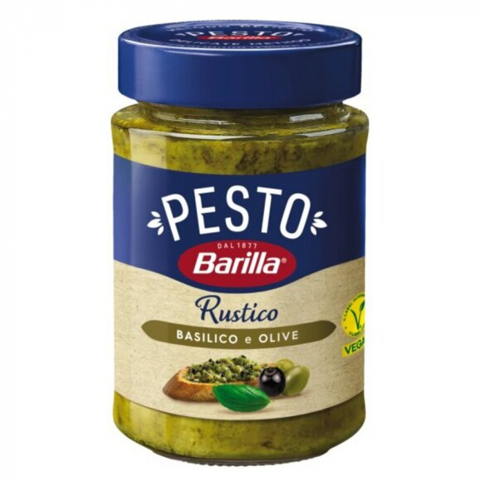 Barilla Pesto Rustico Basilico&Olive 200g [1]