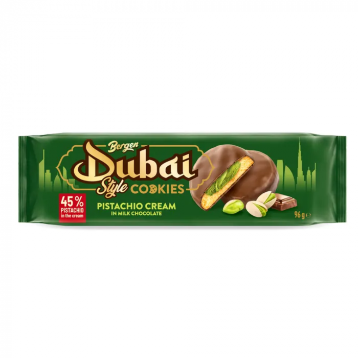 Bergen Dubai Style Cookies Pistacchio HU 96g [1]