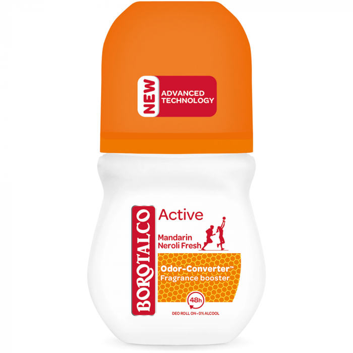 Borotalco Active Odor Arancione 50ml deo roll-on [1]