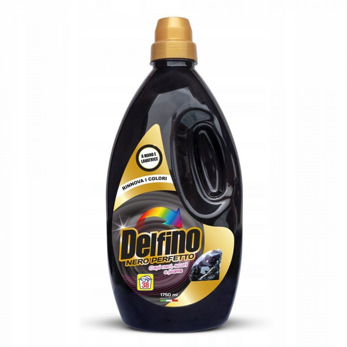 Delfino Lavatrice 38 Nero Perfetto 1.75l detergent rufe [1]
