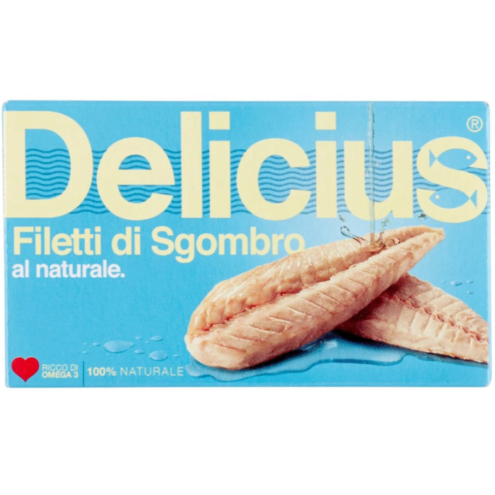 Delicius Filetti Sgombro al Naturale 125g [1]