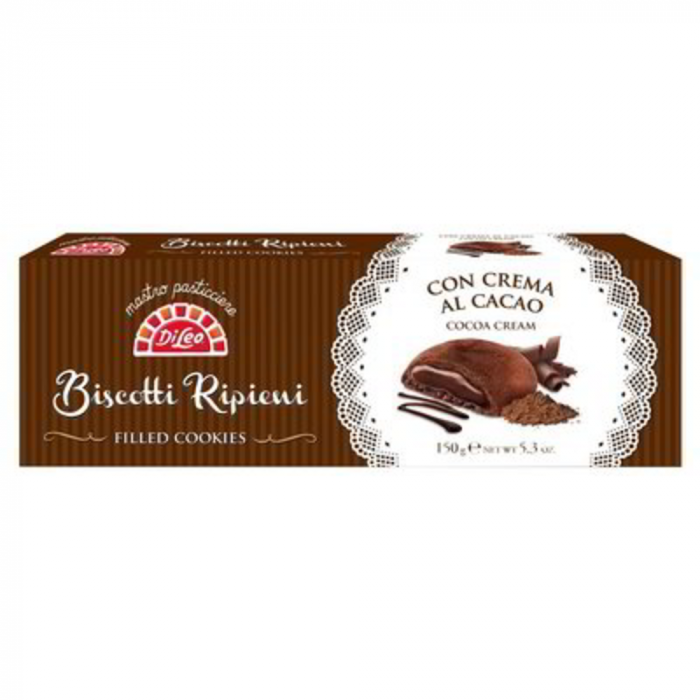 Di Leo Biscotti Ripieni Cioccolato 150g [1]