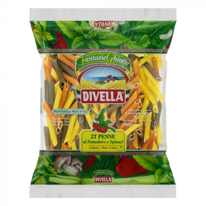 Divella 27 Penne Tricolore 500g [1]