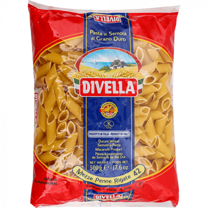 Divella 42 Mezze Penne Rigate 500g [1]